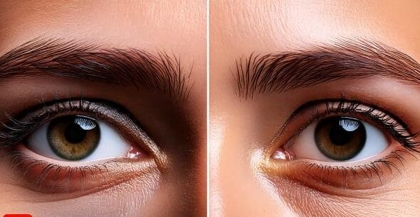 Firefly black dark circle on eyes poor condition before and after, eye disease treatment 5902